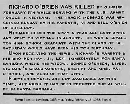 Richard C O'Brien